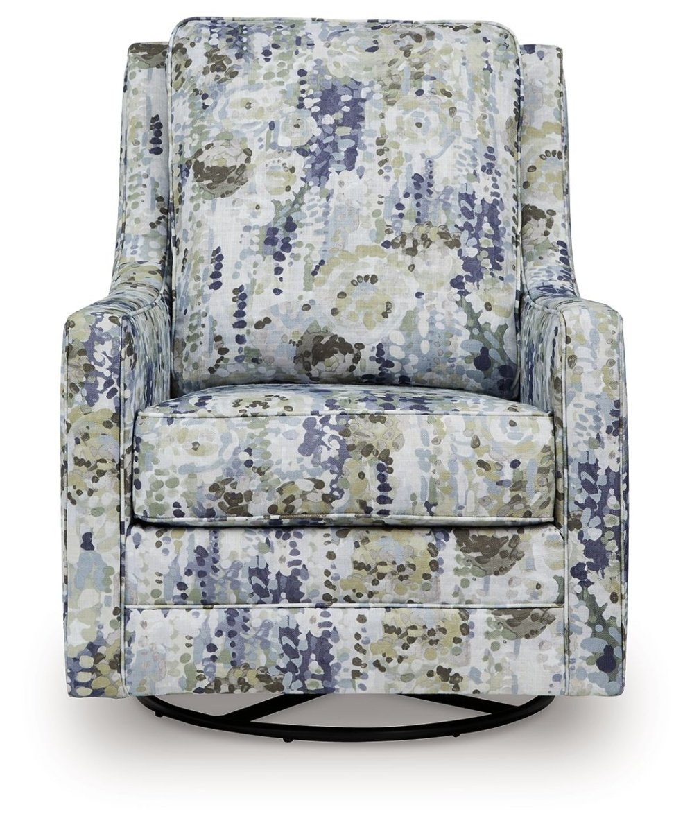 Dustinford - Swivel Glider Accent Chair - Multi Swivel Glider Chairs by Signature Design by Ashley® - Walls Furniture & Mattress