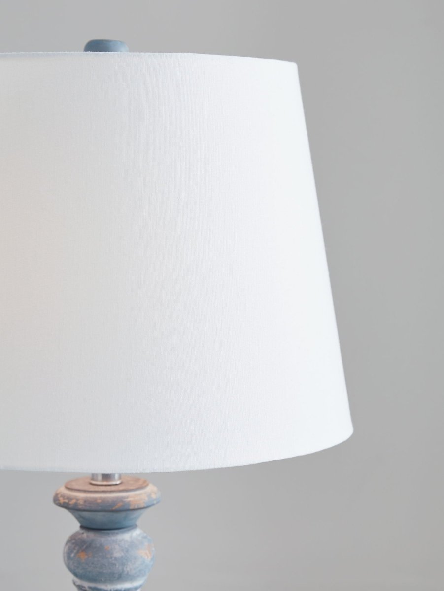Cylerick - Terracotta Table Lamp - Antique Blue Table Lamps by Signature Design by Ashley® - Walls Furniture & Mattress