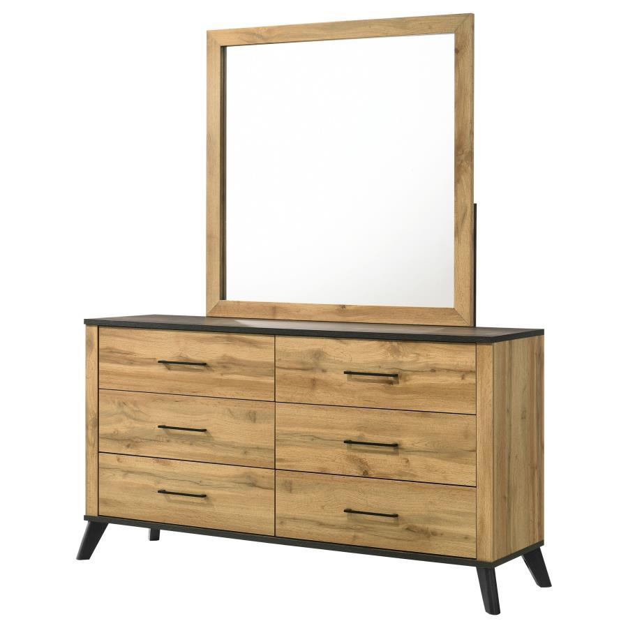 Kaywood - 6 - Drawer Dresser Cabinet Dressers by Coaster Fine Furniture - Walls Furniture & Mattress