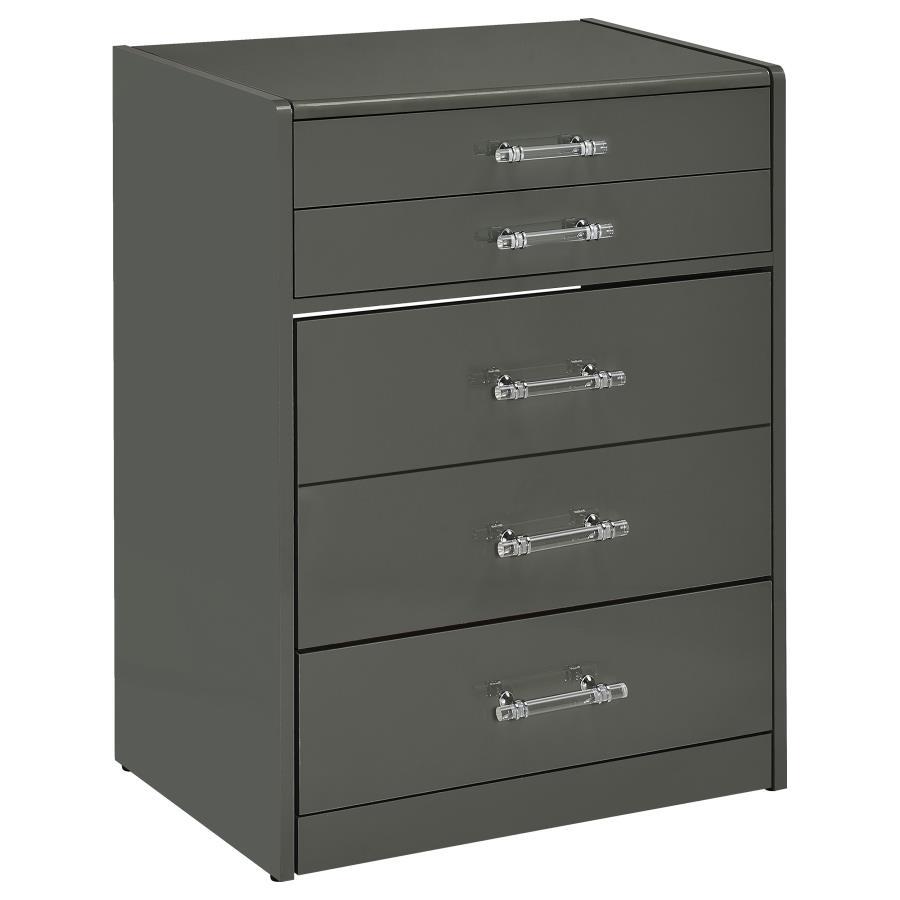 Danbury - 3 - Drawer Makeup Vanity & Stool Set Vanity Sets by Coaster Fine Furniture - Walls Furniture & Mattress