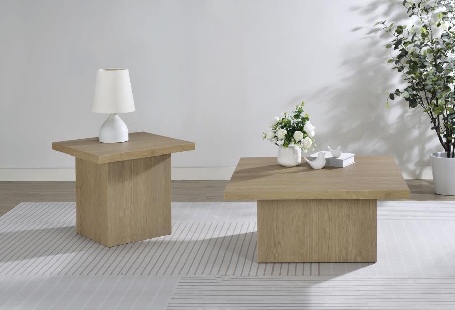 Devar - Square Coffee Table Set Table Sets by Coaster Fine Furniture - Walls Furniture & Mattress