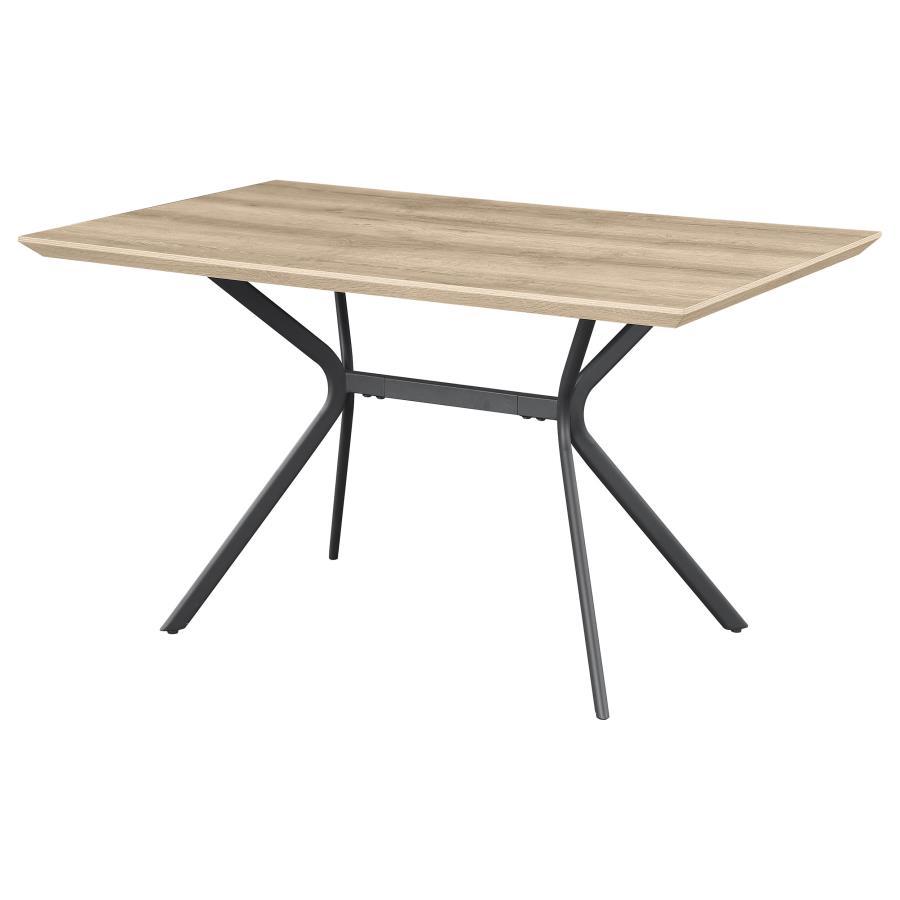 Edgecreek - Composite Wood Dining Table - Light Brown Dining Tables by Coaster Fine Furniture - Walls Furniture & Mattress
