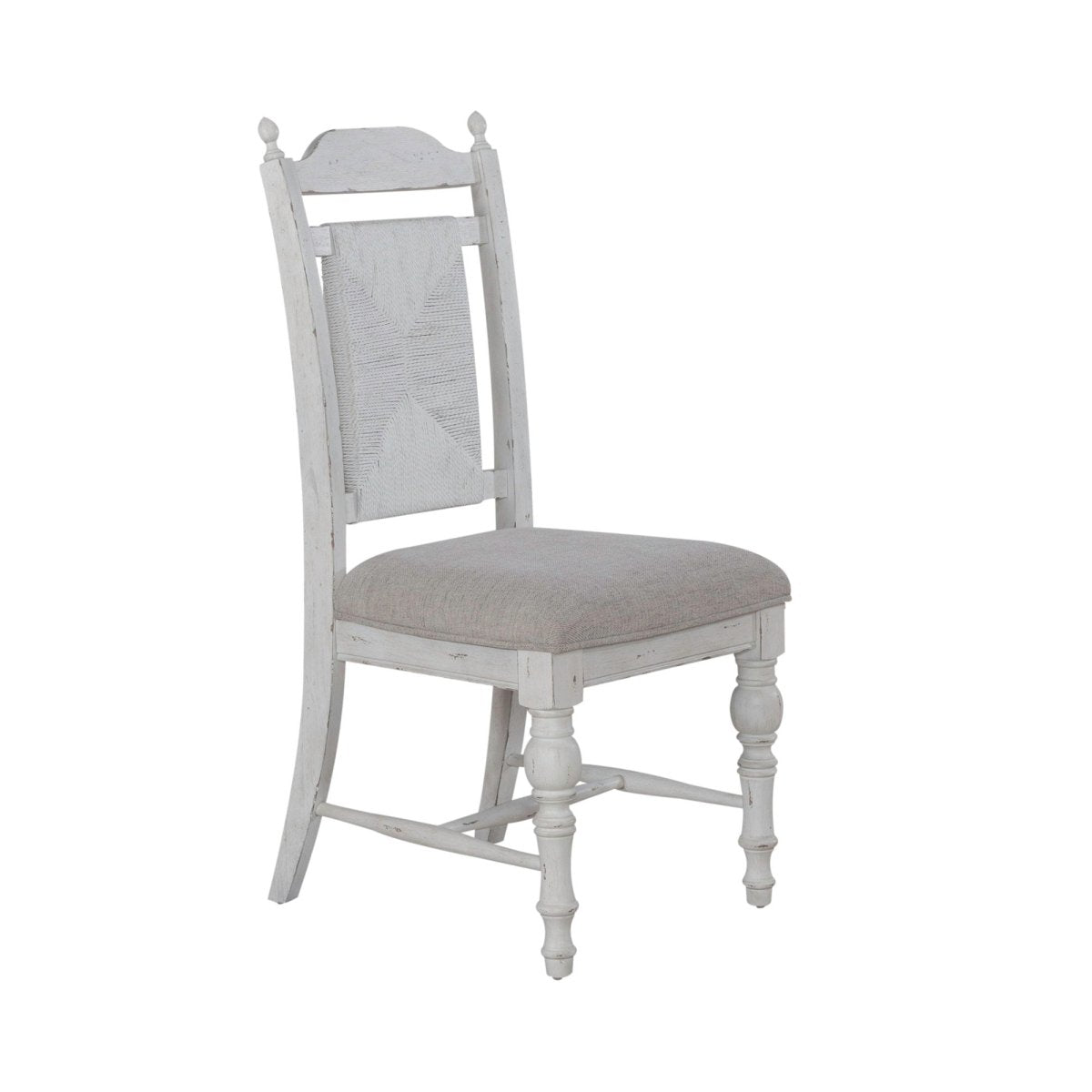 River Place - Panel Back Side Chair (RTA) - White Side Chairs by Liberty Furniture - Walls Furniture & Mattress