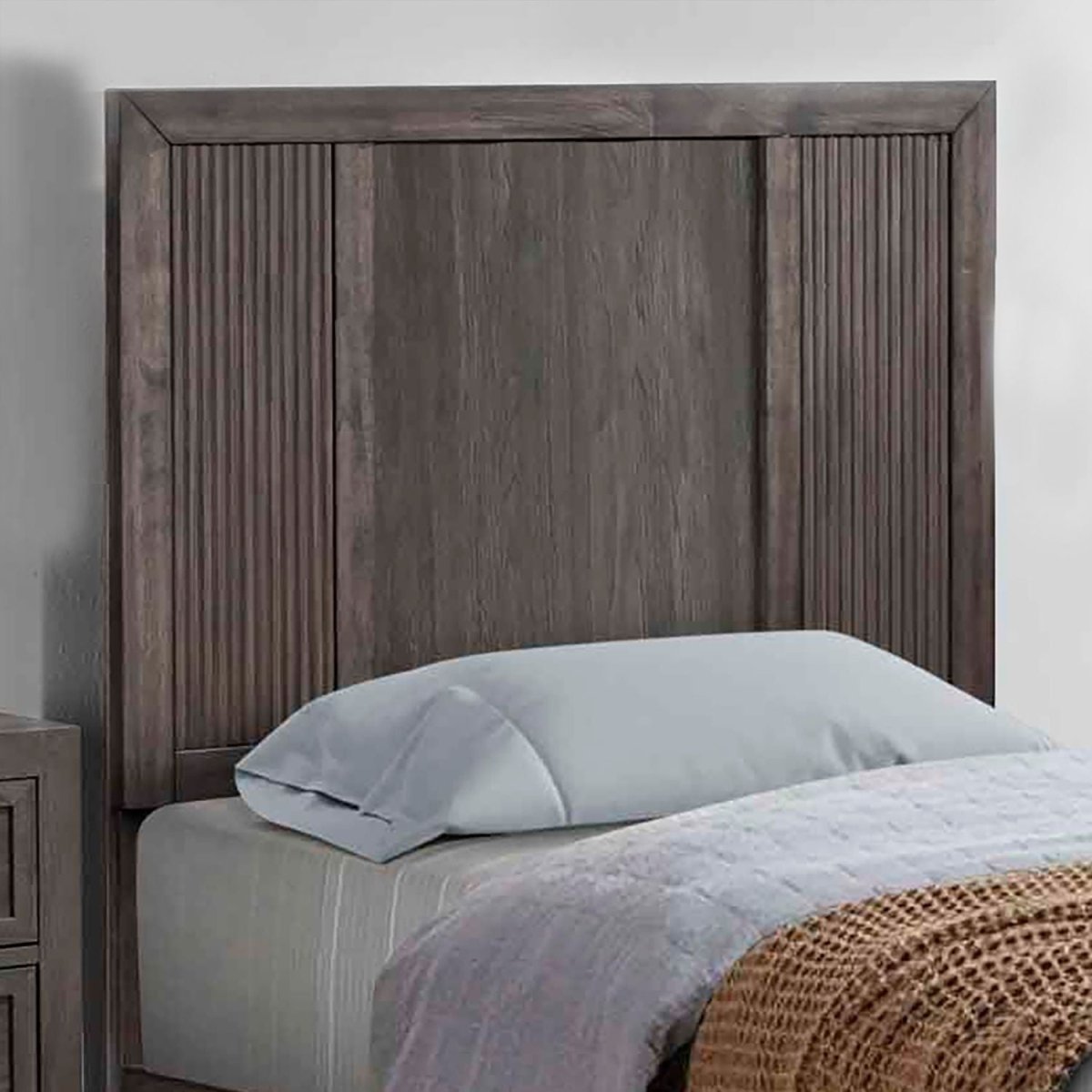 Modern Edge - Twin Panel Headboard - Caffe Panel Headboards by Liberty Furniture - Walls Furniture & Mattress