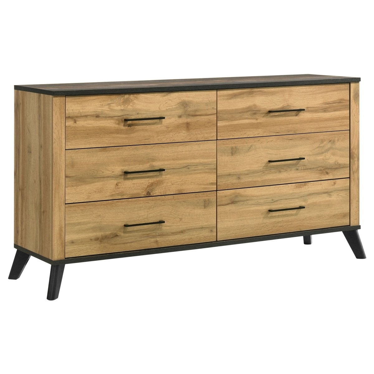 Kaywood - 6 - Drawer Dresser Cabinet Dressers by Coaster Fine Furniture - Walls Furniture & Mattress