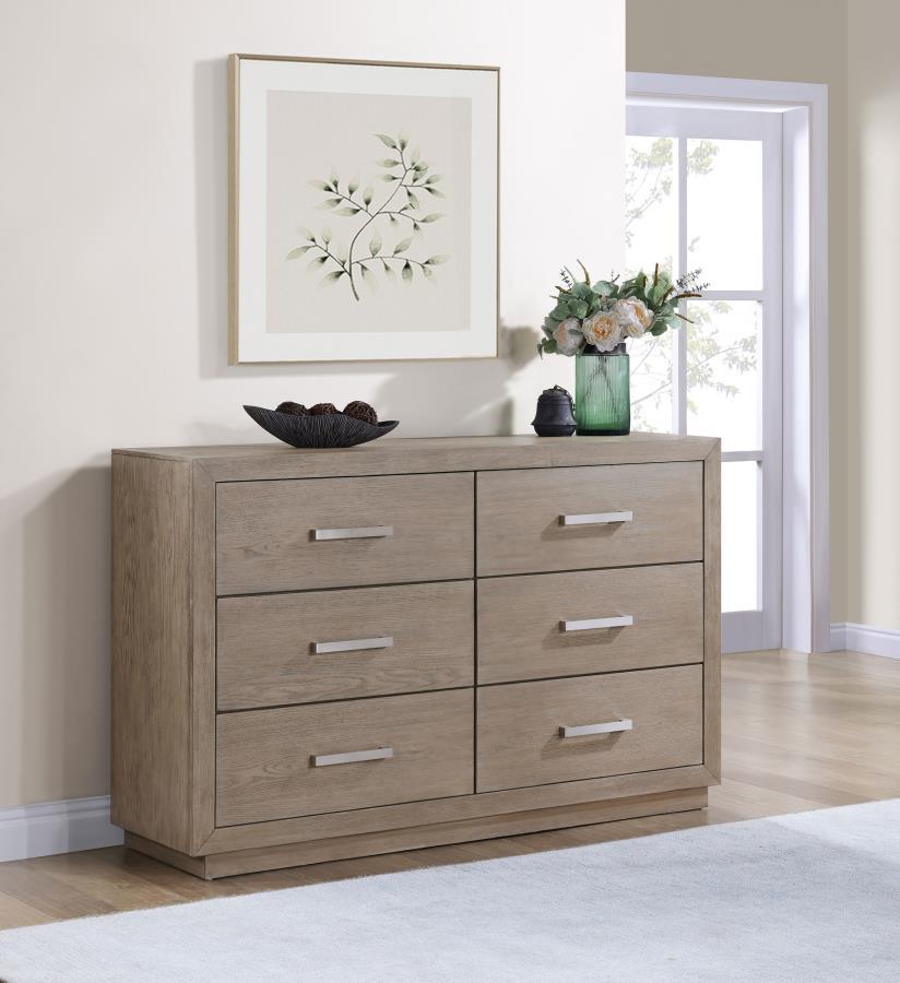 Kenora - 6 - Drawer Dresser Dressers by Coaster Fine Furniture - Walls Furniture & Mattress