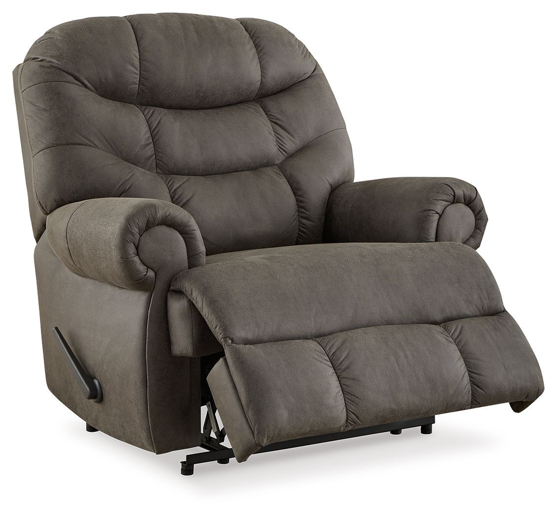 Camera Time - Zero Wall Recliner - Gunmetal Reclining Chairs by Signature Design by Ashley® - Walls Furniture & Mattress