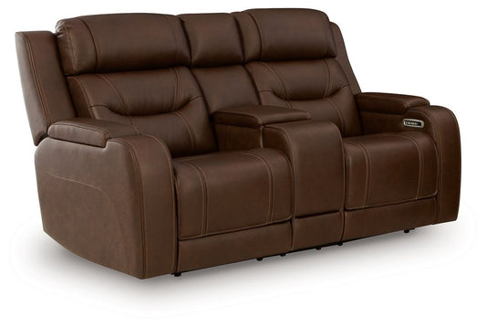Knightington - Power Reclining Loveseat With Audio Seating Reclining Loveseats by Signature Design by Ashley® - Walls Furniture & Mattress