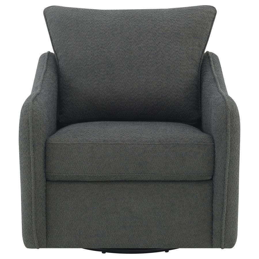 Madia - Upholstered Sloped Arm Swivel Glider Chair Swivel Glider Chairs by Coaster Fine Furniture - Walls Furniture & Mattress