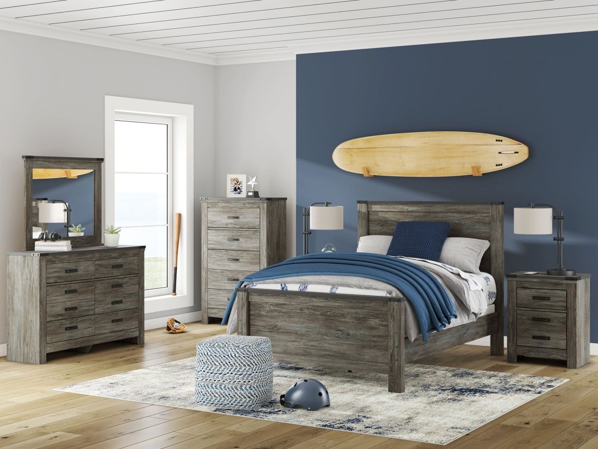Frandern - Bedroom Mirror - Gray Mirrors by Signature Design by Ashley® - Walls Furniture & Mattress