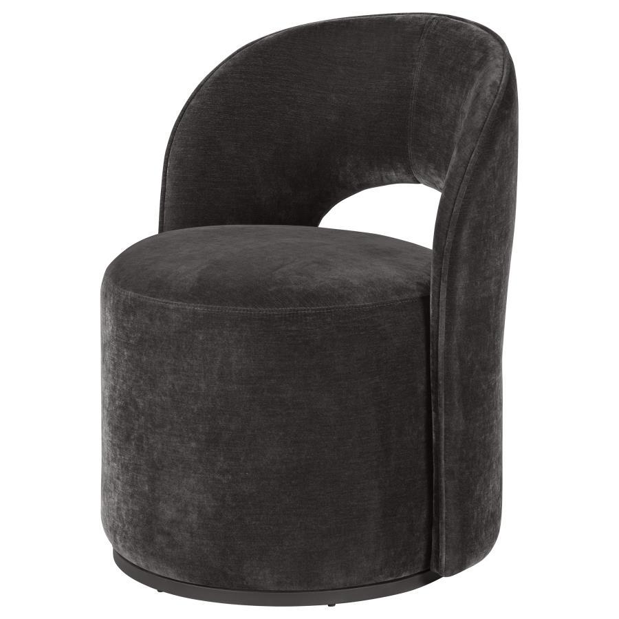 Harjo - Velvet Upholstered Swivel Accent Chair Swivel Chairs by Coaster Fine Furniture - Walls Furniture & Mattress
