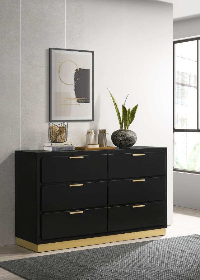 Caraway - 6 - Drawer Dresser Dressers by Coaster Fine Furniture - Walls Furniture & Mattress