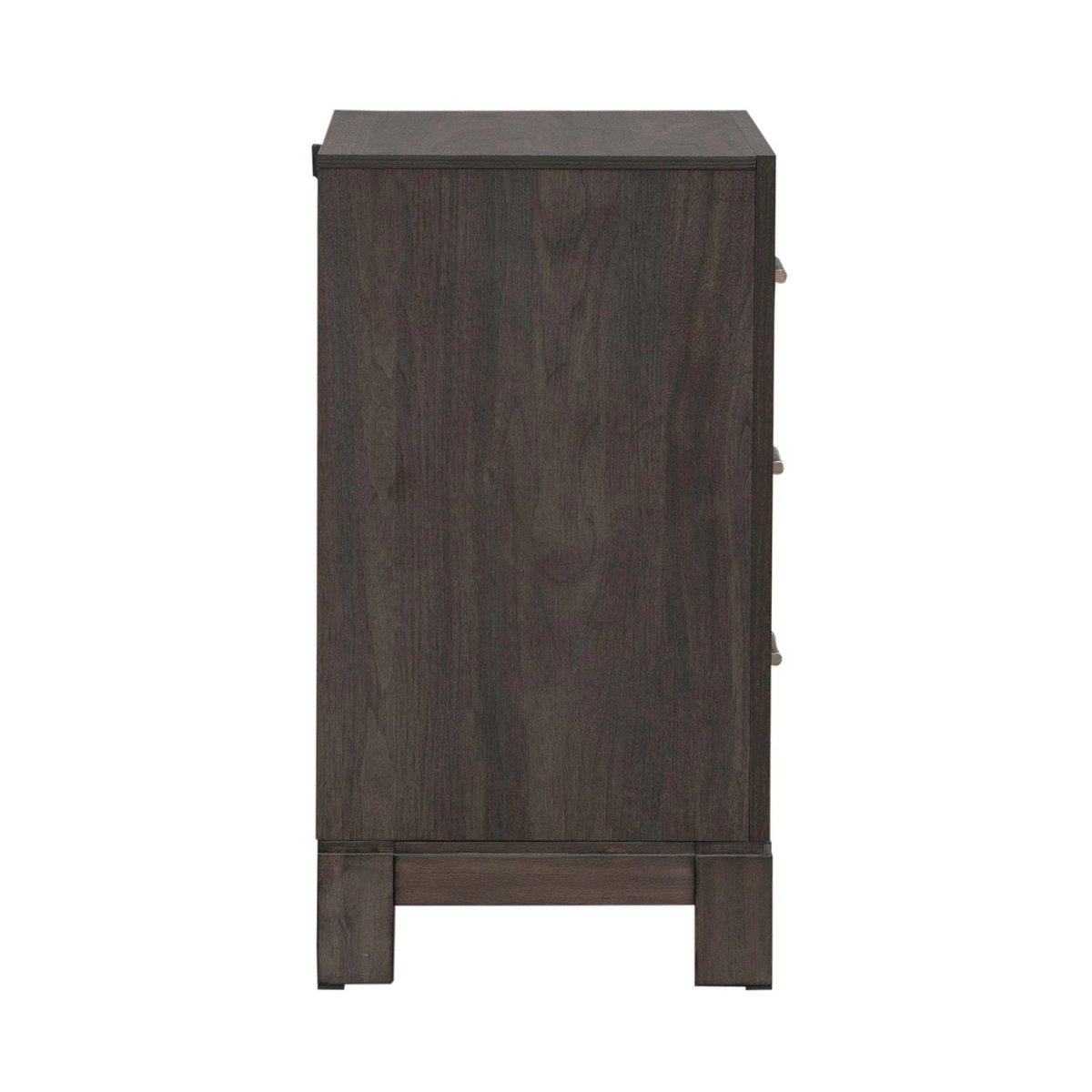 Modern Edge - Nightstand With Charging Station - Brown Nightstands w/ Charging Stations by Liberty Furniture - Walls Furniture & Mattress