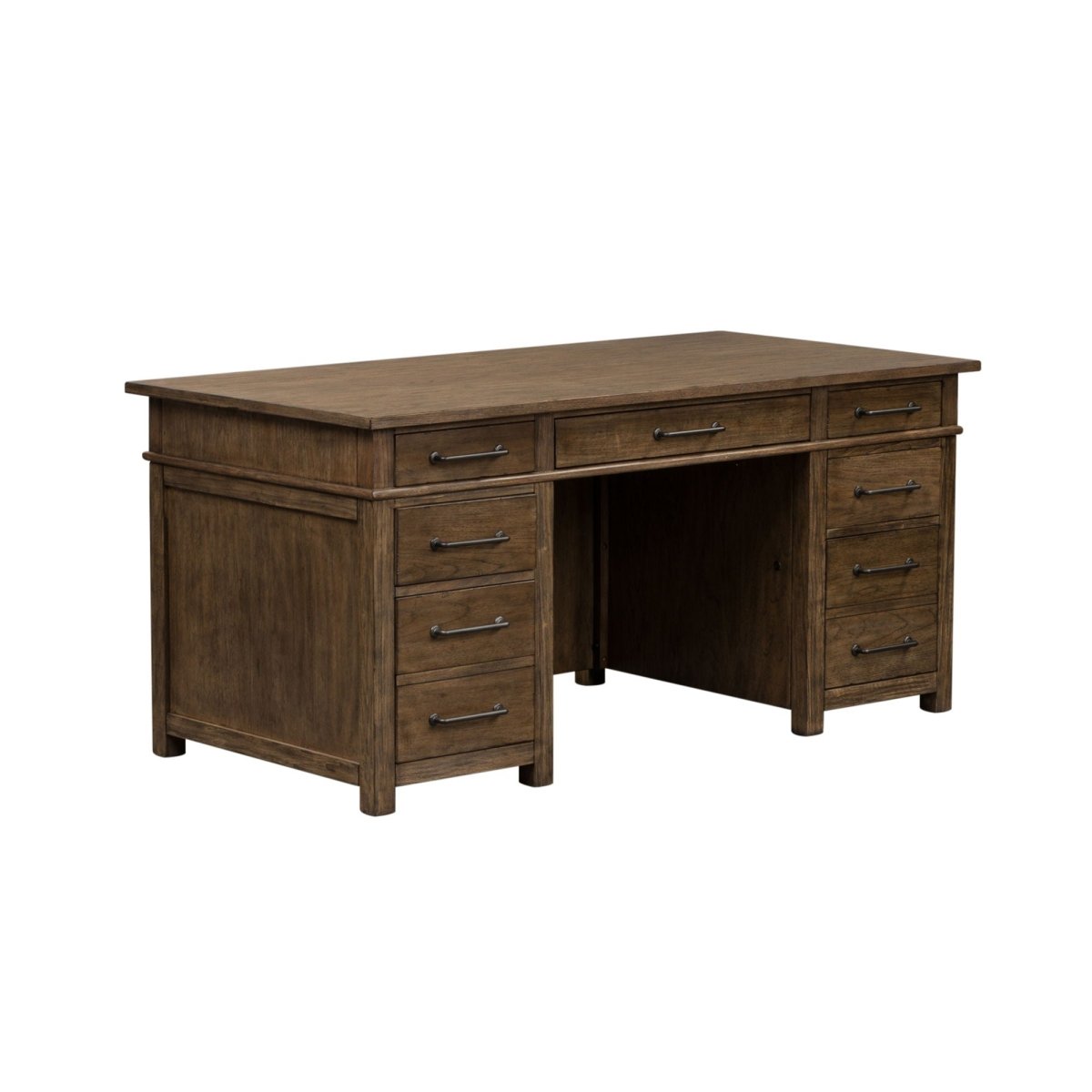 Sonoma Road - Desk/Credenza - Light Brown Credenzas by Liberty Furniture - Walls Furniture & Mattress