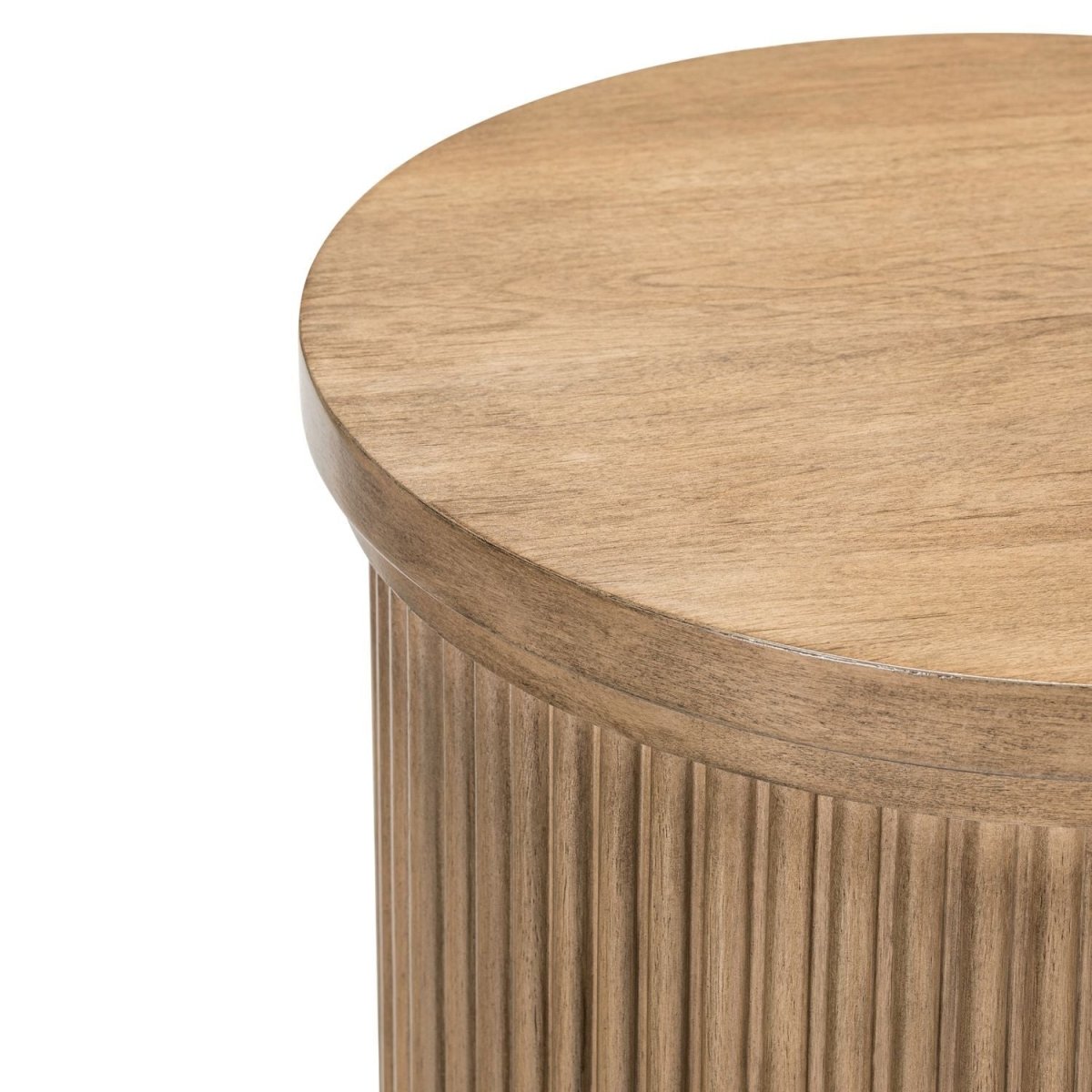 Haven Hills - Round Chairside Table - Camel Beige Chair Side Tables by Liberty Furniture - Walls Furniture & Mattress