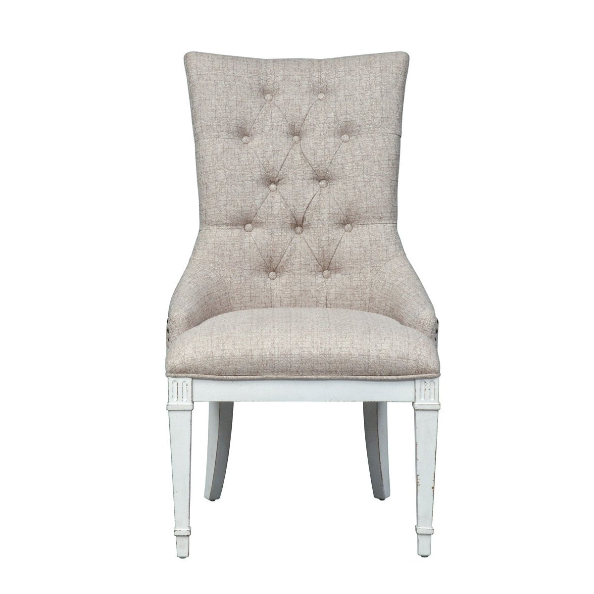 Abbey Park - Hostess Chair - White Side Chairs by Liberty Furniture - Walls Furniture & Mattress