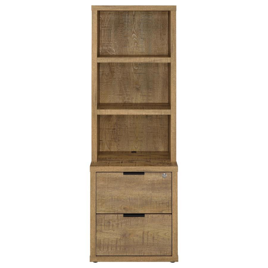 Westpark - 3 - Shelf Bookcase USB And Lockable Drawer Standard Bookcases by Coaster Fine Furniture - Walls Furniture & Mattress