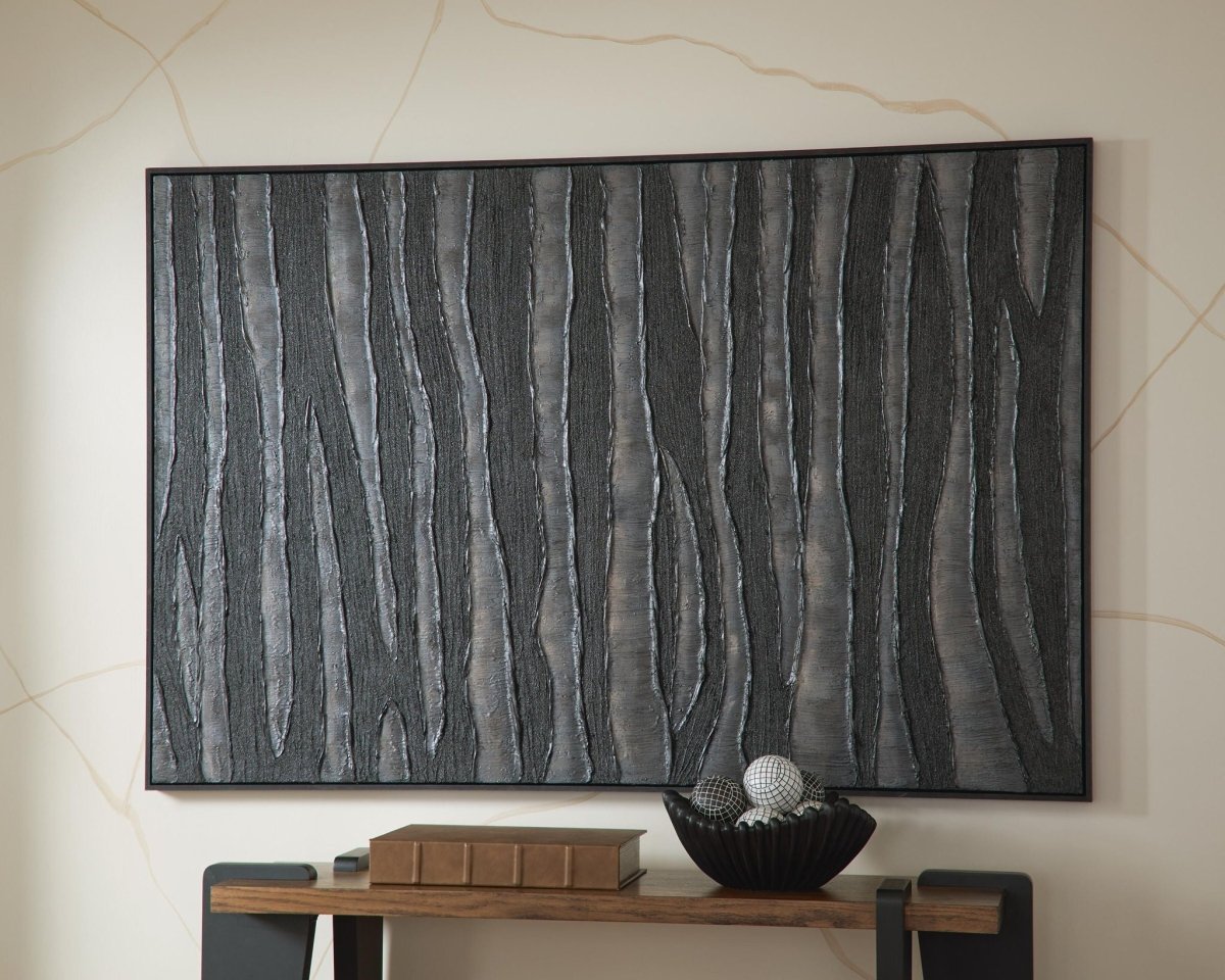Lynnworth - Wall Art - Black / Brown Canvas Art by Signature Design by Ashley® - Walls Furniture & Mattress