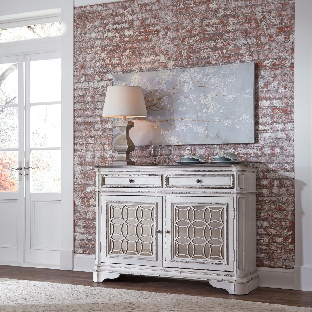 Magnolia Manor - Buffet - White Buffets by Liberty Furniture - Walls Furniture & Mattress