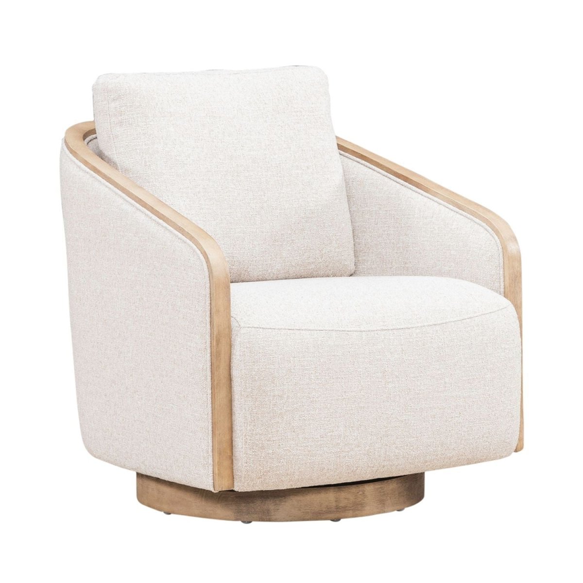 Nora - Upholstered Swivel Accent Chair Swivel Chairs by Liberty Furniture - Walls Furniture & Mattress