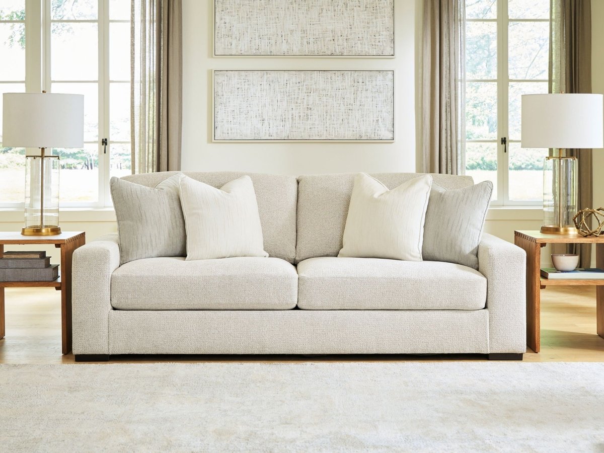 Conlee - Pike - Sofa - Linen Stationary Sofas by Signature Design by Ashley® - Walls Furniture & Mattress