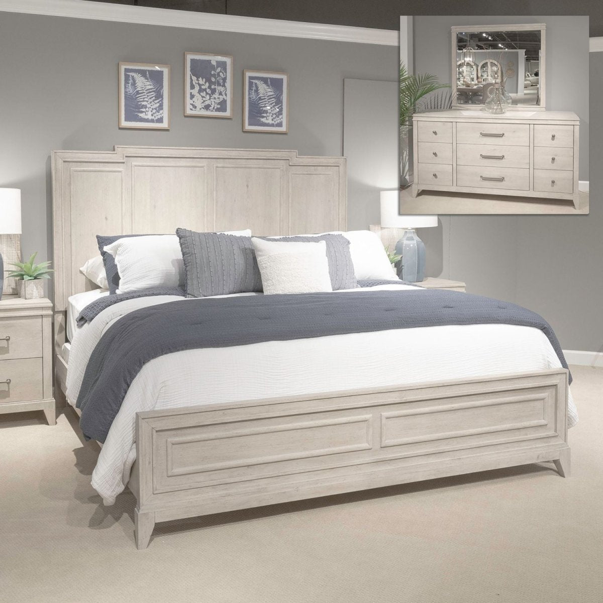 New Haven - Panel Bedroom Set 3 Piece Bedroom Sets by Liberty Furniture - Walls Furniture & Mattress