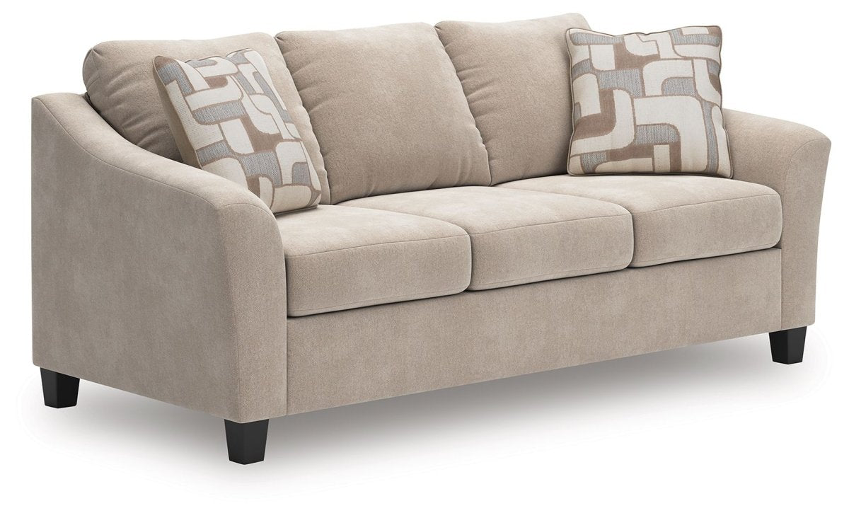 Willarae - Taupe - 2 Pc. - Sofa, Loveseat Stationary Sofas & Loveseats by Benchcraft® - Walls Furniture & Mattress