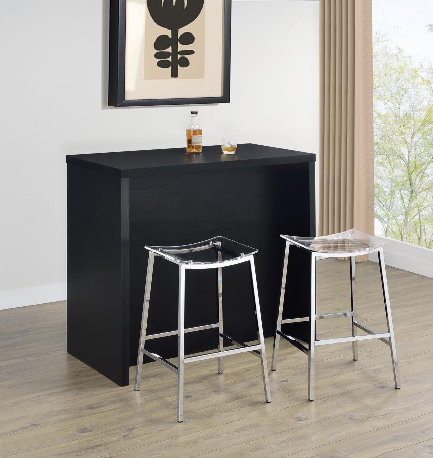 Topanga - Engineered Wood Freestanding Home Bar Home Bars by Coaster Fine Furniture - Walls Furniture & Mattress