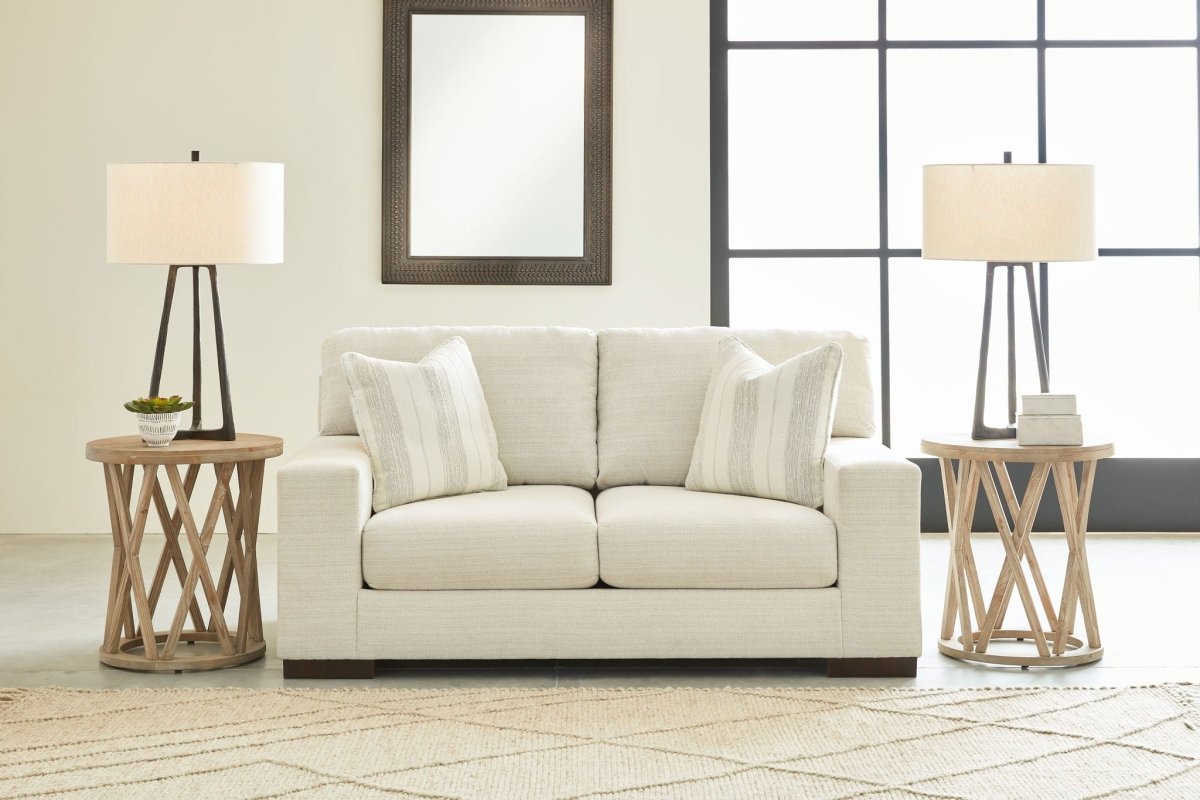 Maggie - Living Room Set Stationary Chair & Ottoman by Signature Design by Ashley® - Walls Furniture & Mattress