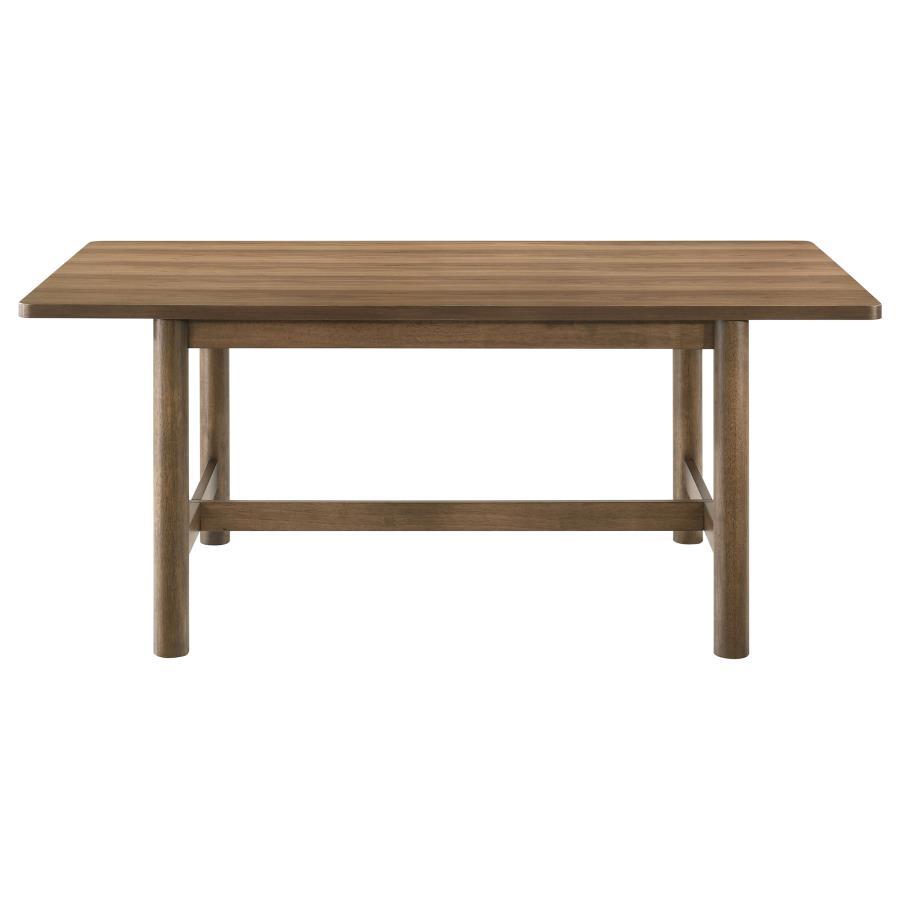 Crestmore - Rectangular Wood Dining Table - Walnut Dining Tables by Coaster Fine Furniture - Walls Furniture & Mattress