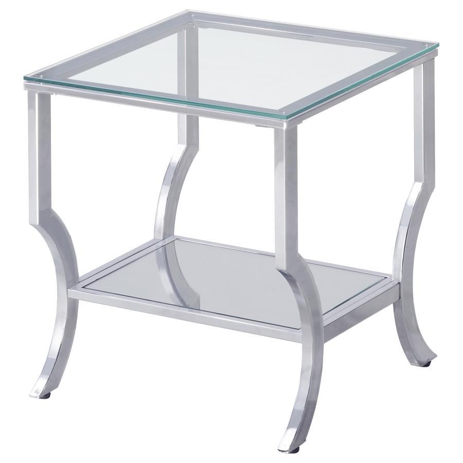 Saide - Glass Top Coffee And End Table Set Table Sets by Coaster Fine Furniture - Walls Furniture & Mattress