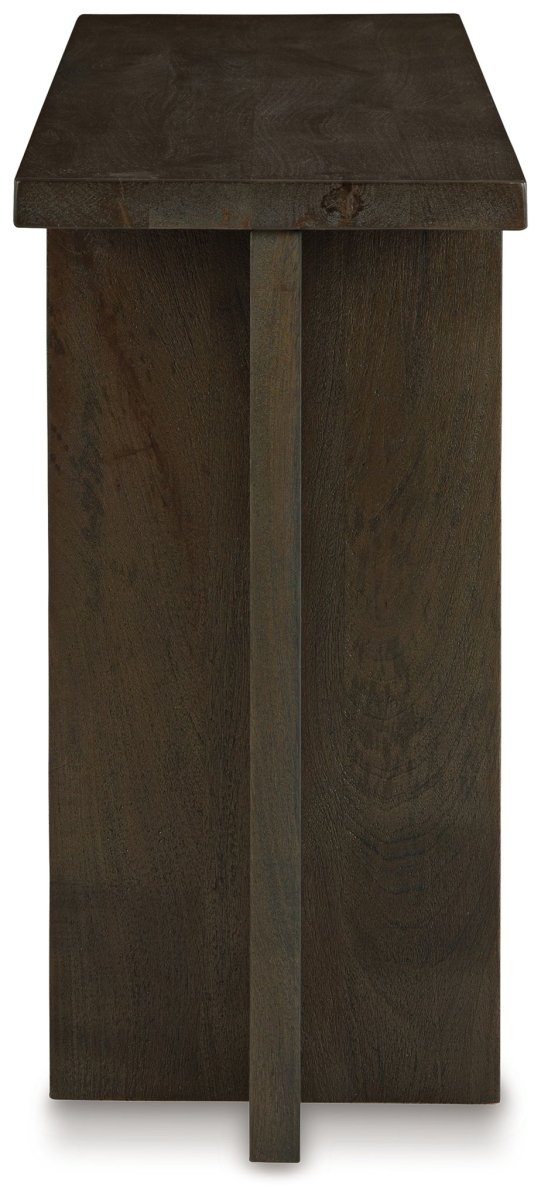 Jalenry - Console Sofa Table - Grayish Brown Console Tables by Signature Design by Ashley® - Walls Furniture & Mattress