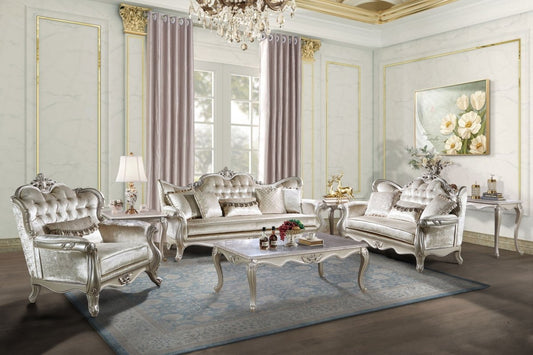 Monique - Sofa Set Stationary Sofas & Loveseats by New Classic - Walls Furniture & Mattress