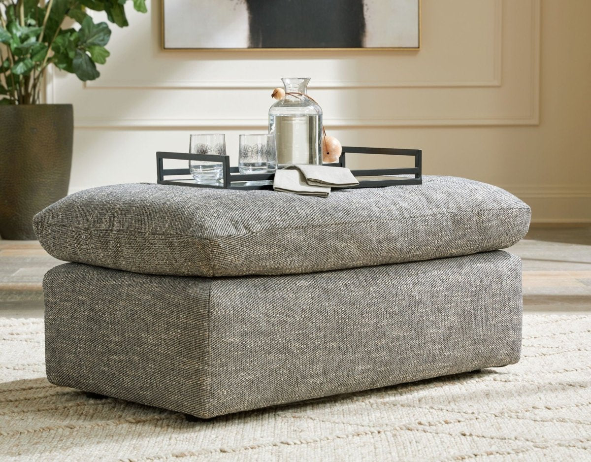 Dramatic - Living Room Set Stationary Chair & Ottoman by Benchcraft® - Walls Furniture & Mattress