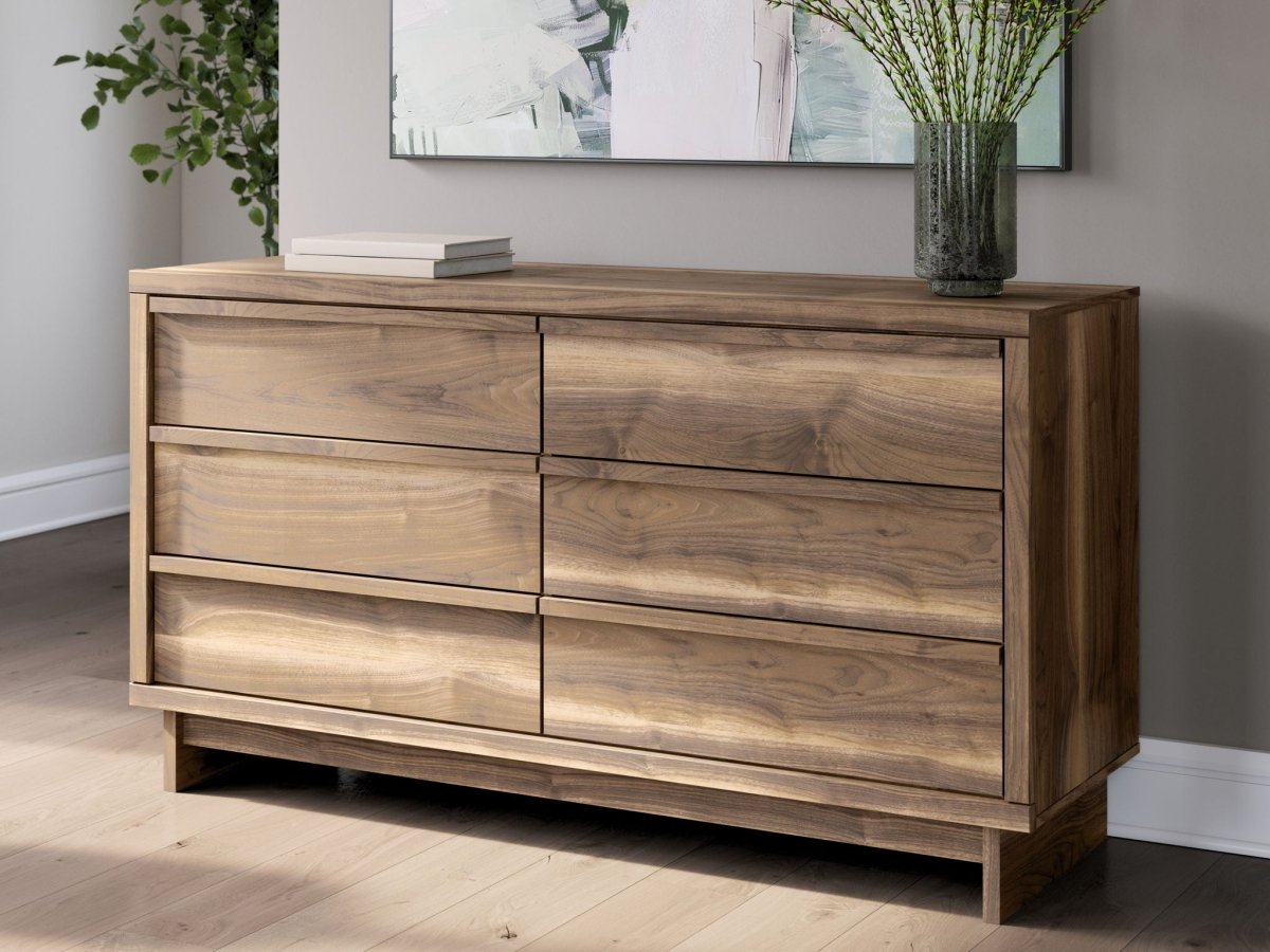 Chirason - Six Drawer Dresser - Brown Dressers by Signature Design by Ashley® - Walls Furniture & Mattress