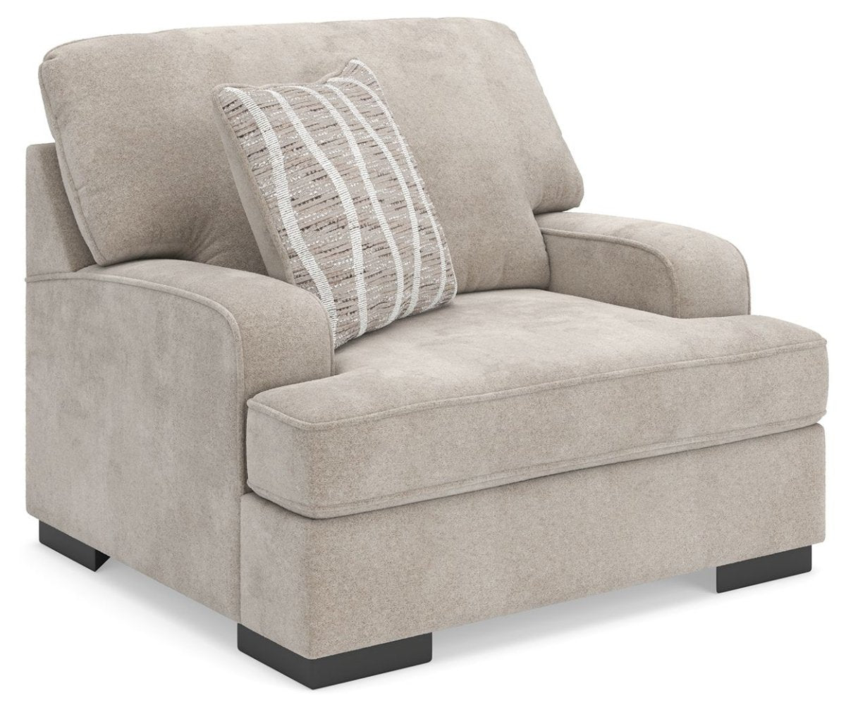 High Profile - Taupe - Chair and a Half Arm Chairs by Benchcraft® - Walls Furniture & Mattress