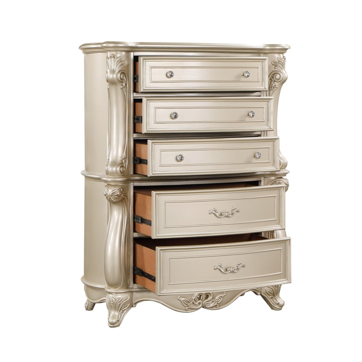 Monique - Chest - Champagne Accent Chests by New Classic - Walls Furniture & Mattress