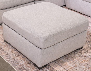 ModMax Luxe - Oversized Accent Ottoman - Flint Accent Ottomans by Benchcraft® - Walls Furniture & Mattress