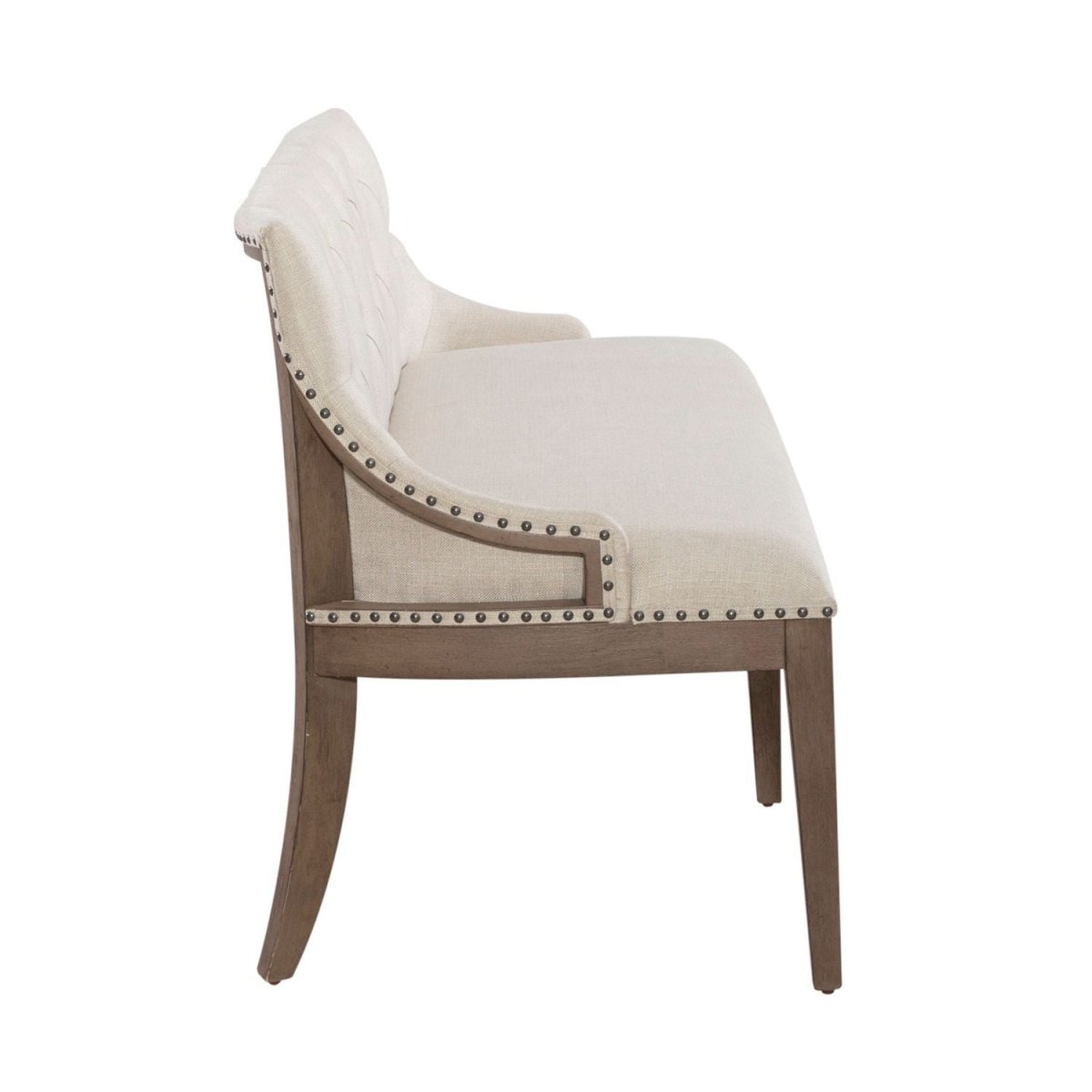 Americana Farmhouse - Upholstered Shelter Dining Bench Upholstered Benches by Liberty Furniture - Walls Furniture & Mattress