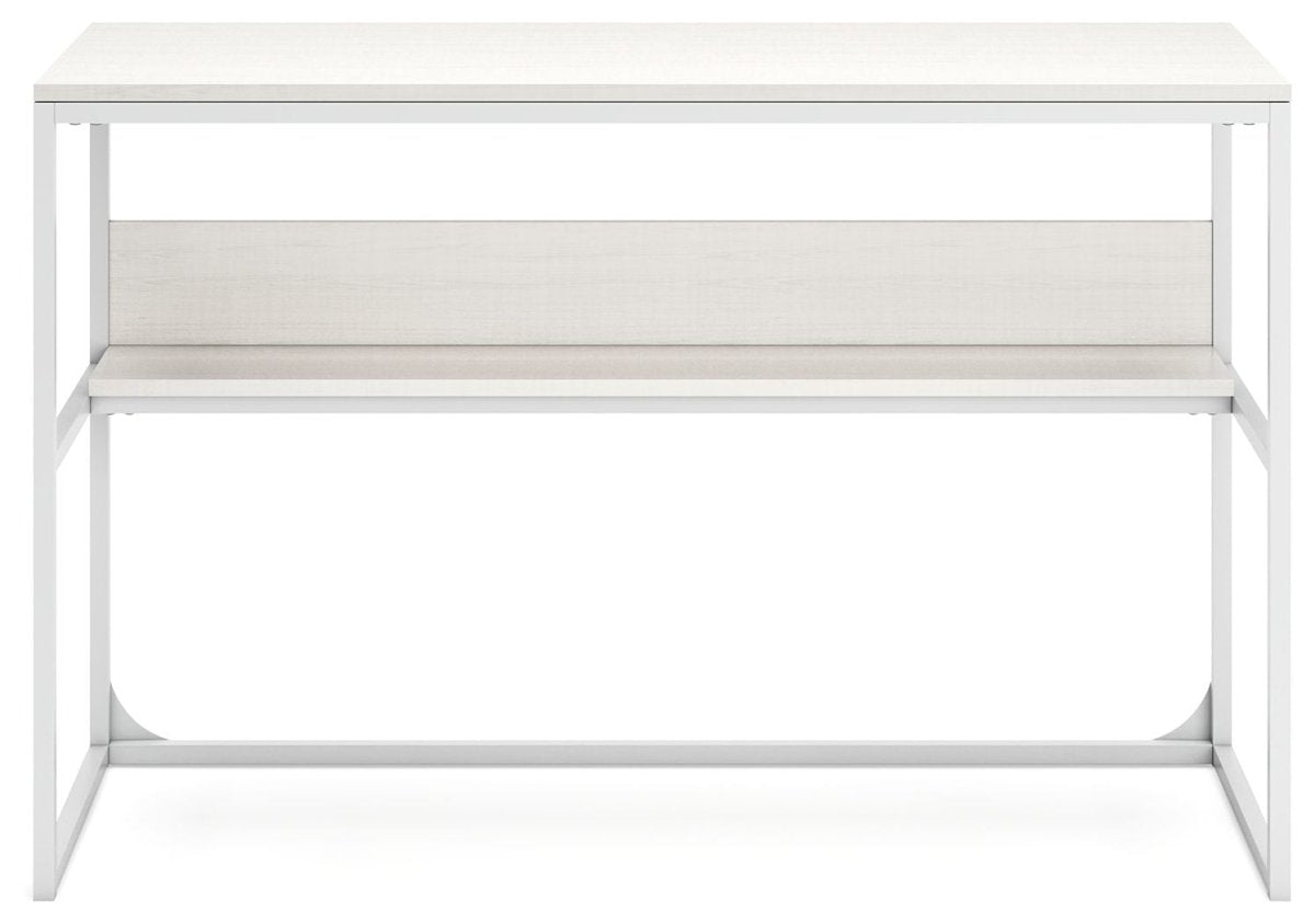 Deznee - 48" Home Office Desk - White Computer Desks by Signature Design by Ashley® - Walls Furniture & Mattress