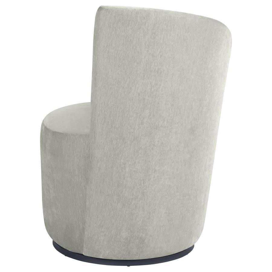 Nueva - Upholstered Swivel Chair Curved Backrest Swivel Chairs by Coaster Fine Furniture - Walls Furniture & Mattress