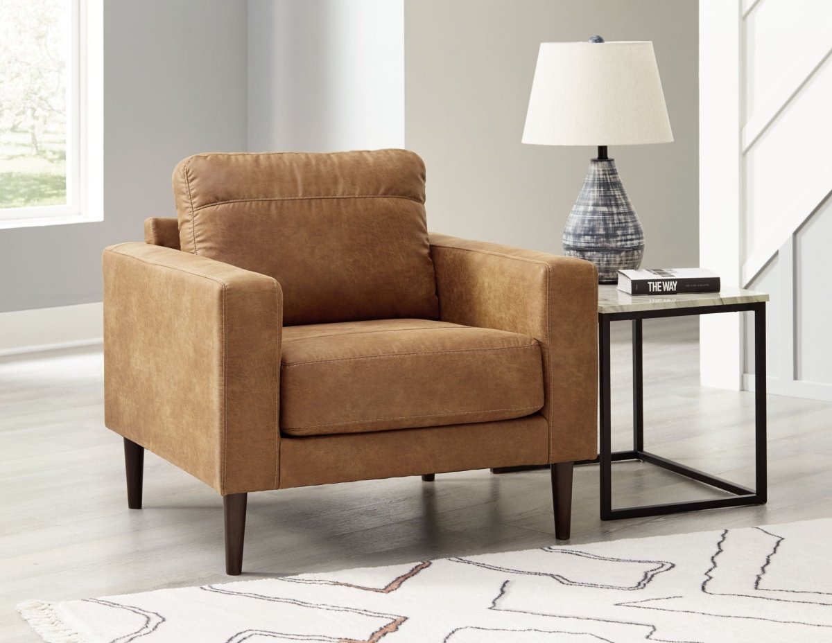 Telora - Living Room Set Stationary Chair & Ottoman by Signature Design by Ashley® - Walls Furniture & Mattress