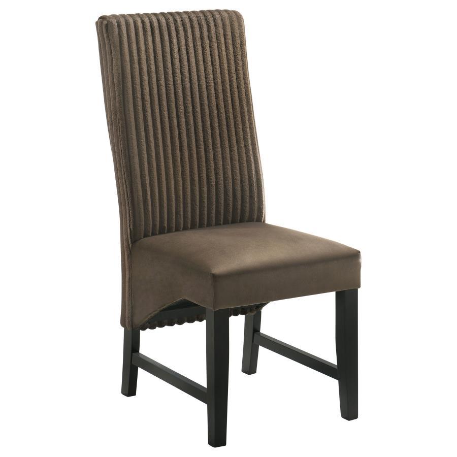 Barrand - Upholstered Dining Side Chair (Set of 2) Chair Sets by Coaster Fine Furniture - Walls Furniture & Mattress