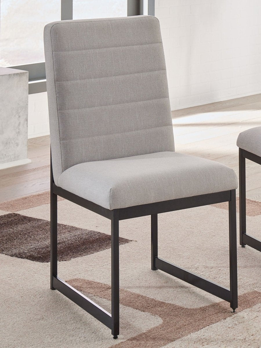 Tomtyn - Dining Upholstered Side Chair (Set of 2) - Light Brown Chair Sets by Signature Design by Ashley® - Walls Furniture & Mattress
