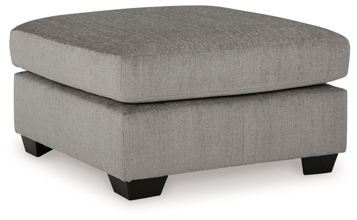Lanelly - Alloy - Oversized Accent Ottoman Accent Ottomans by Signature Design by Ashley® - Walls Furniture & Mattress