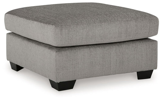 Lanelly - Alloy - Oversized Accent Ottoman Accent Ottomans by Signature Design by Ashley® - Walls Furniture & Mattress