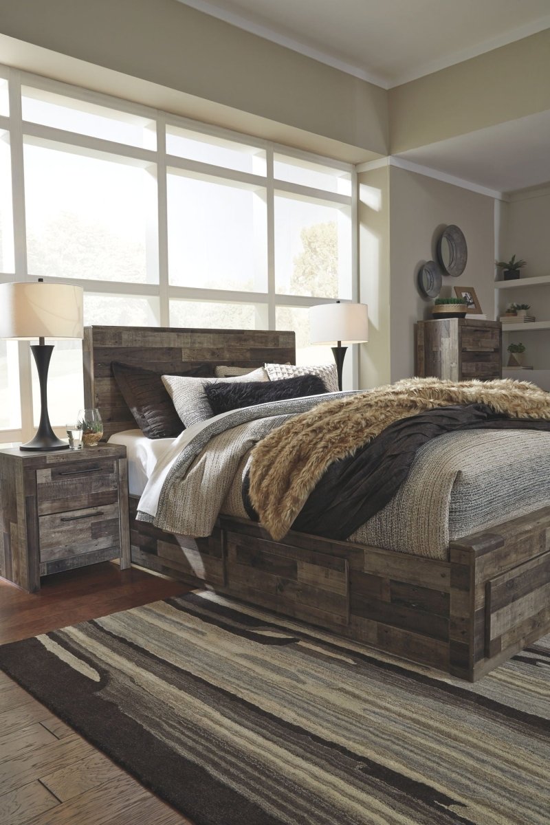 Derekson - Panel Bedroom Set 6 Piece Bedroom Sets by Benchcraft® - Walls Furniture & Mattress