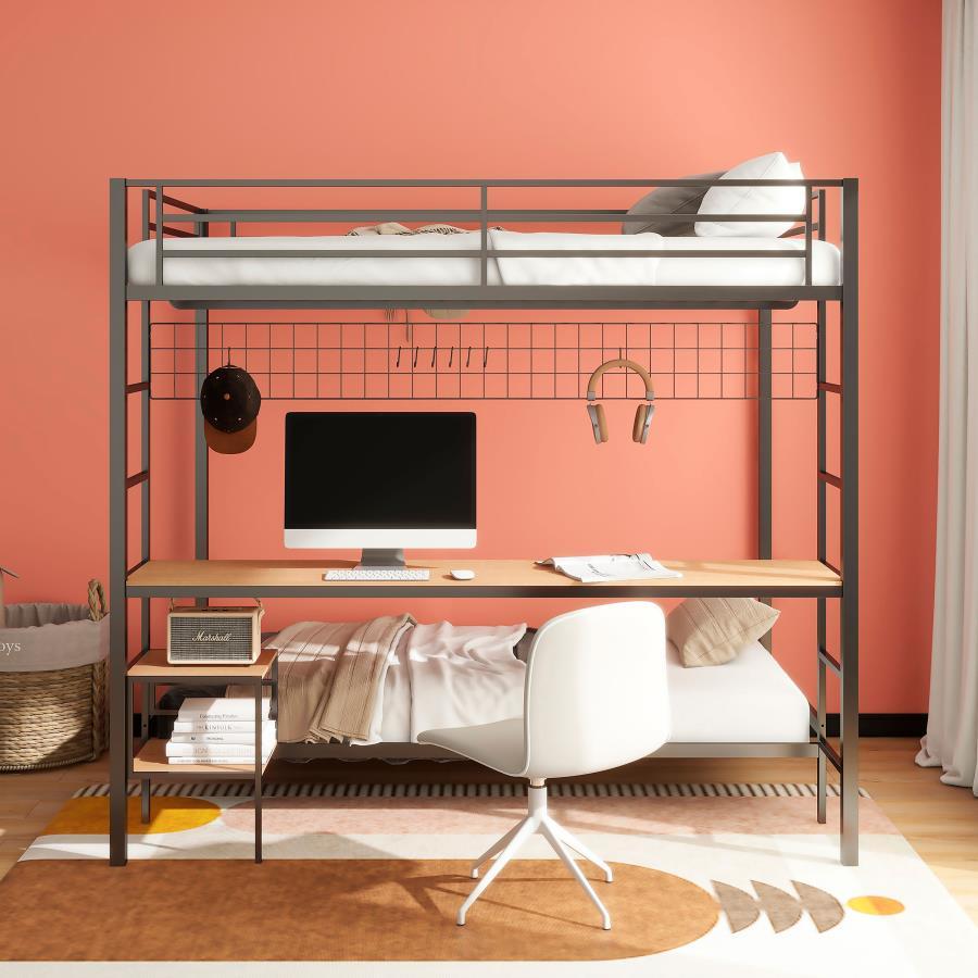 Campus - Metal Workstation Bunk Bed Bunk Beds by Coaster Fine Furniture - Walls Furniture & Mattress