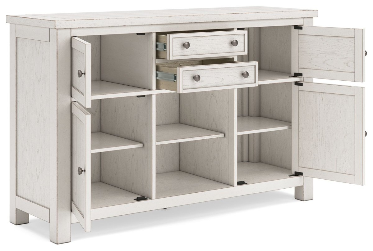 Robbinsdale - Dining Room Server - Antique White Servers by Signature Design by Ashley® - Walls Furniture & Mattress