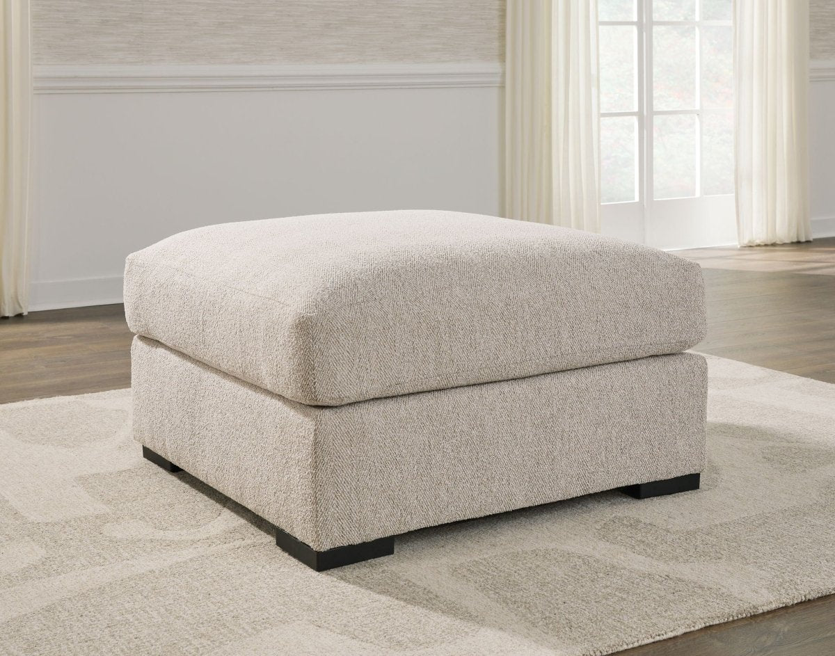 Ballyton - Oversized Accent Ottoman - Sand Accent Ottomans by Benchcraft® - Walls Furniture & Mattress